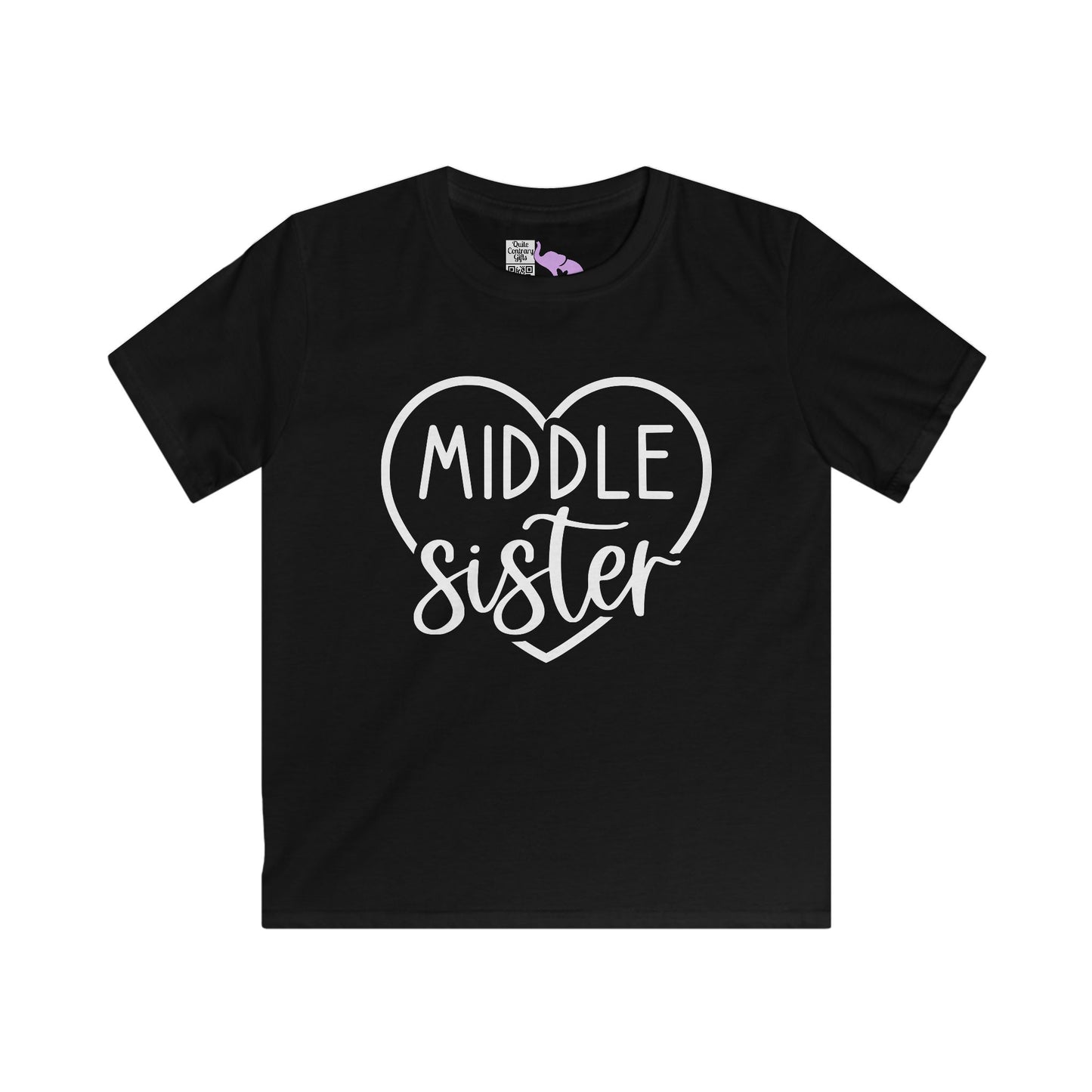Middle Sister (Heart) Youth Softstyle Tee