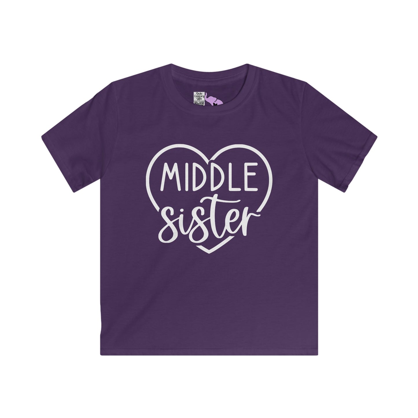 Middle Sister (Heart) Youth Softstyle Tee