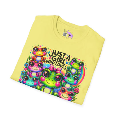 Just A Girl Who Loves Frogs Adult T-shirt