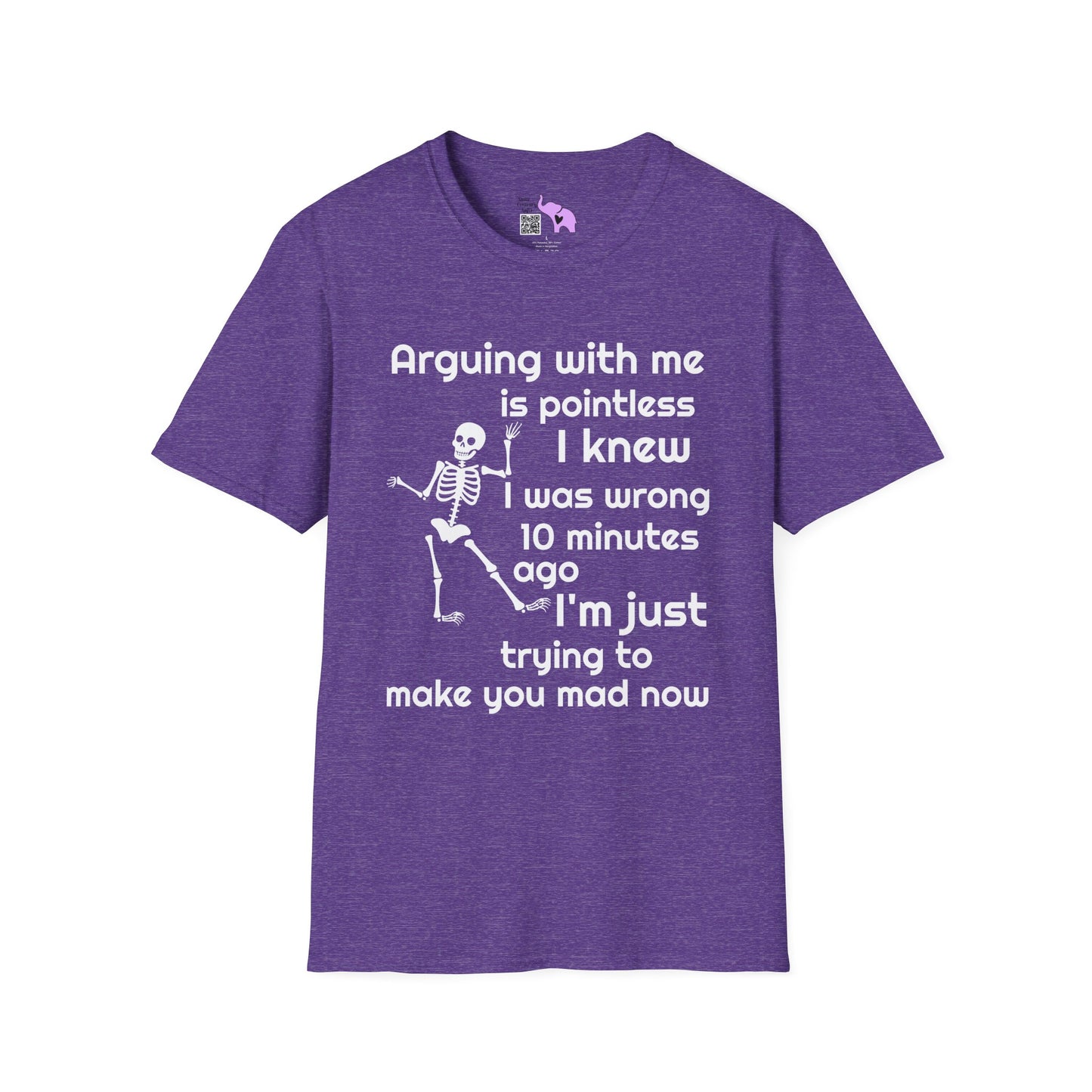 Arguing With Me Is Pointless... Adult T-shirt