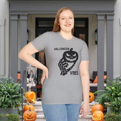 Pumpkin Halloween Vibes Adult T-shirt