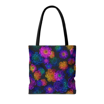 Luminous Carnations Canvas Tote Bag