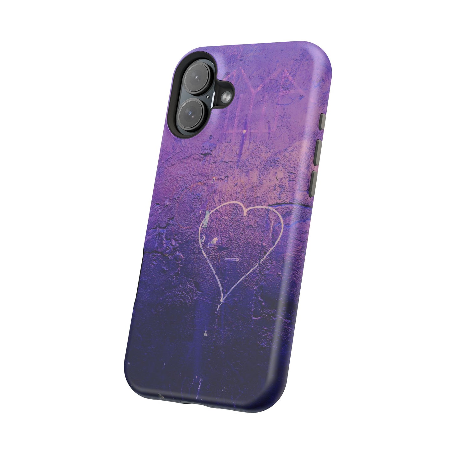 Purple Heart Wall MagSafe® Compatible Tough Case for iPhone