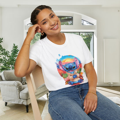 Sunset Stitch Adult T-shirt