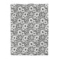 Black & White Forget-Me-Nots Microfiber Duvet Cover