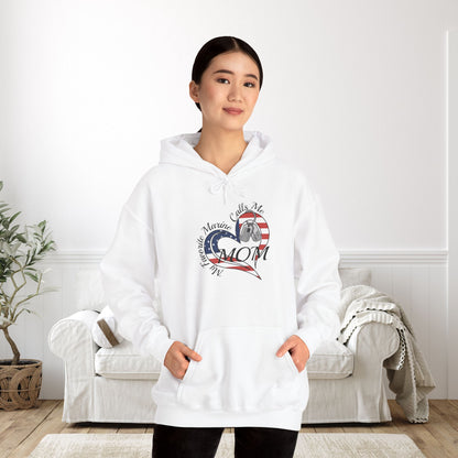 My Favorite Marine Calls Me Mom Heavy Blend™ Hooded Sweatshirt