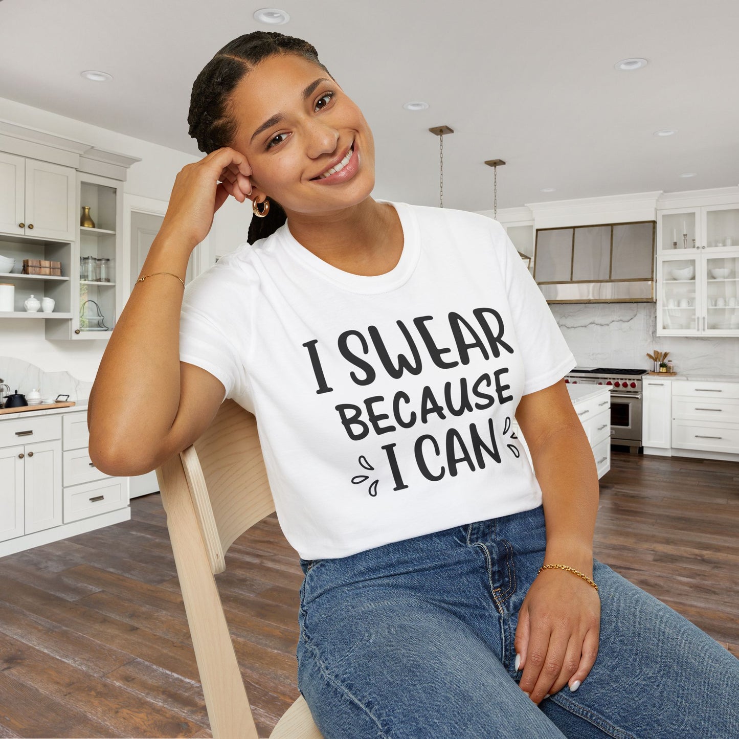 I Swear Because I Can Adult T-shirt