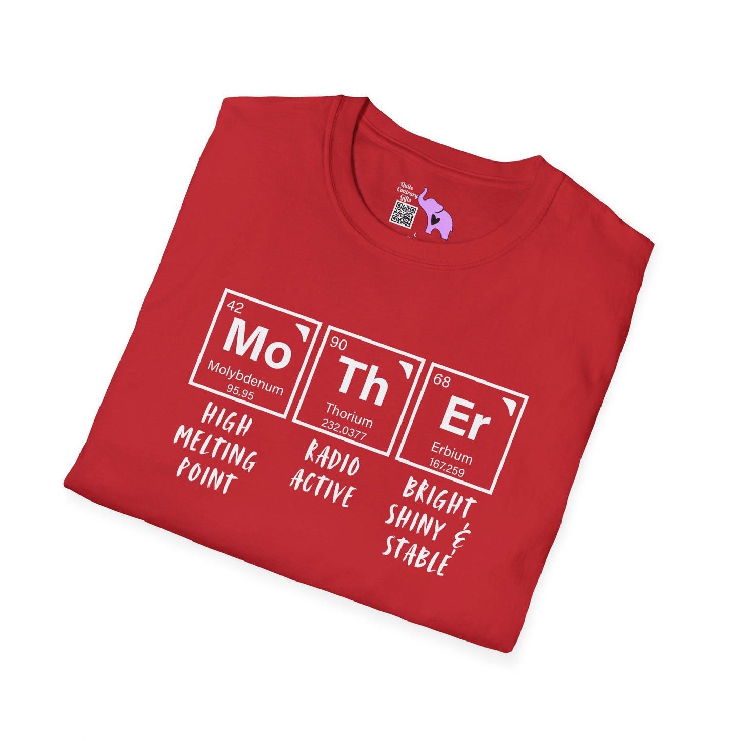 Mother Periodic Table Elements Adult T-shirt
