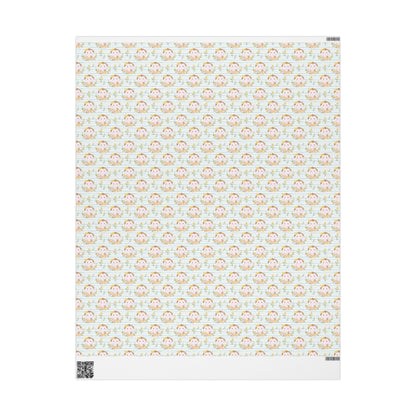 Monkeys in Bloom Wrapping Paper