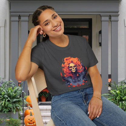 Creepy Ghost 8 Adult T-shirt