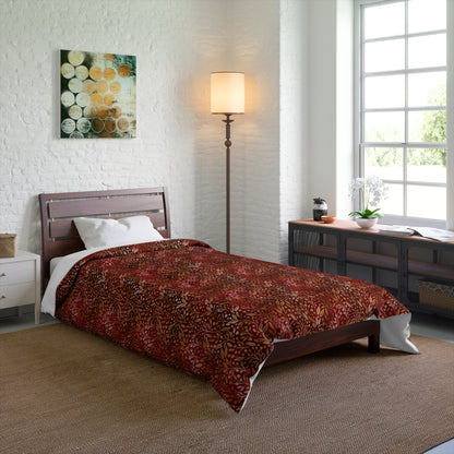 Royal Ember Blossoms Basic Bedding Set