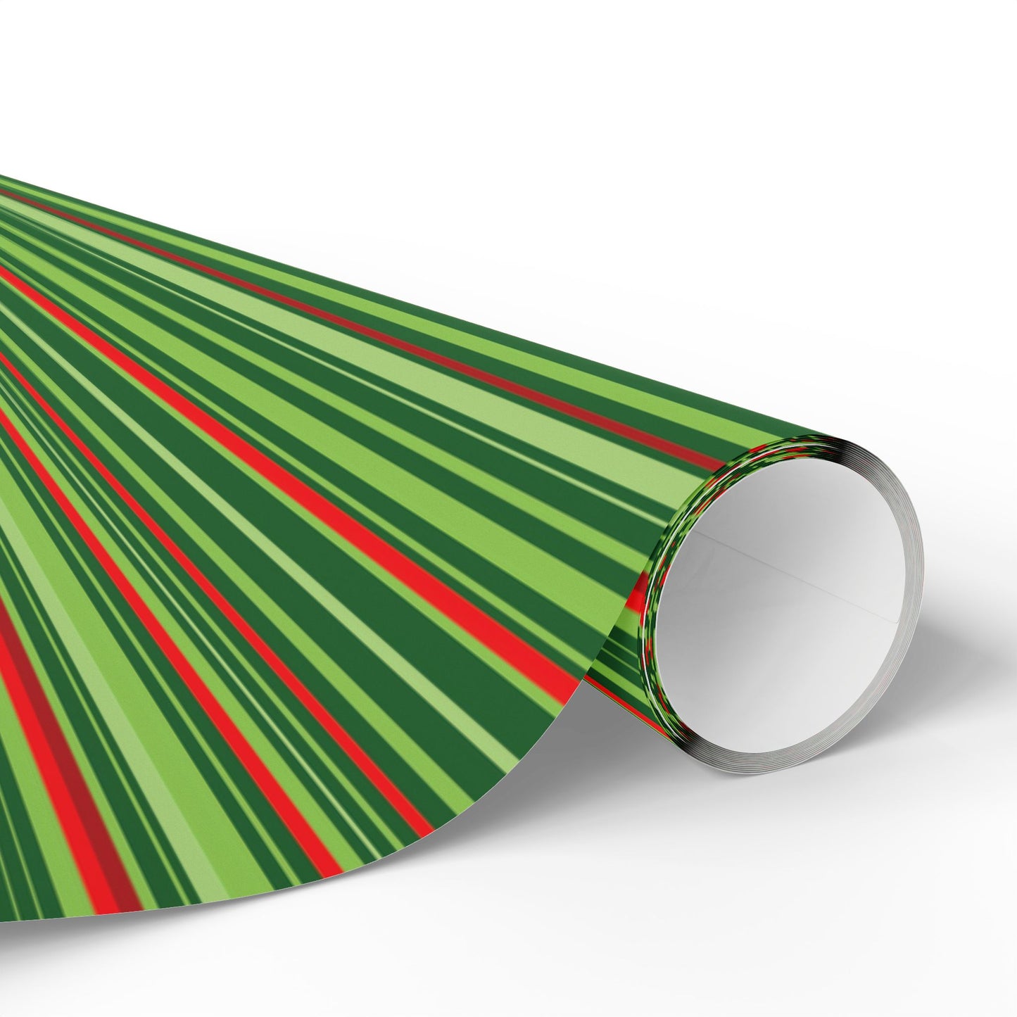 Christmas Cheer Stripes Wrapping Paper