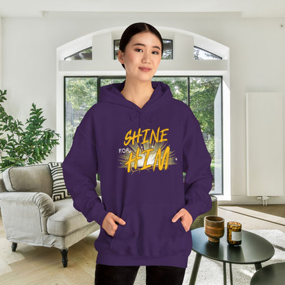 Shine For Him Heavy Blend™ Hooded Sweatshirt