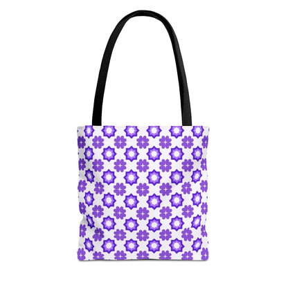Purple Prism Garden Canvas Tote Bag