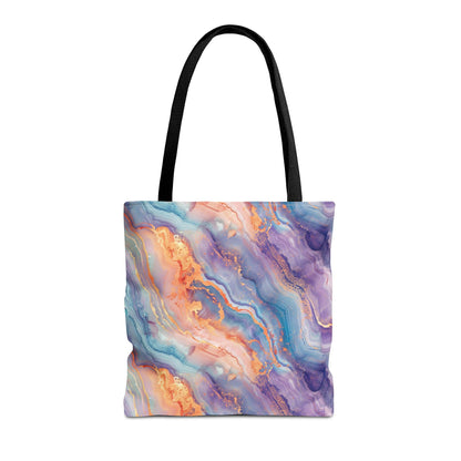 Dreamwave Marble Canvas Tote Bag