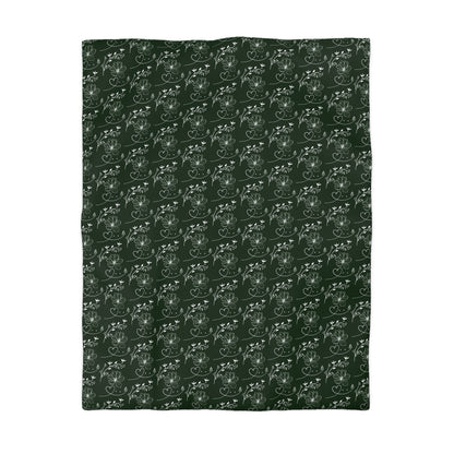 Flowers & Butterflies Microfiber Duvet Cover
