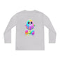 Neon Ghostly Boo Youth Long Sleeve Tee