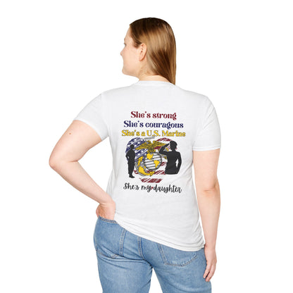 Proud Mom of US Marine Daughter T-shirt