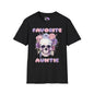Favorite Auntie Skull Purple/Pink Adult T-shirt