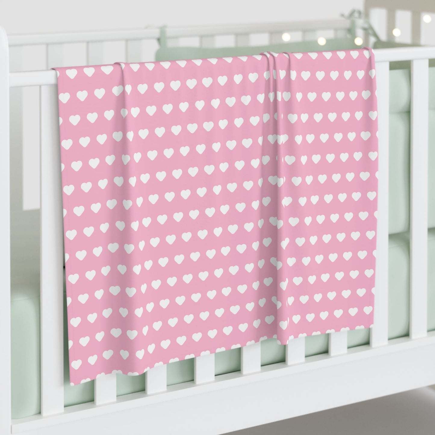 Sweetheart Sprinkle Baby Swaddle Blanket