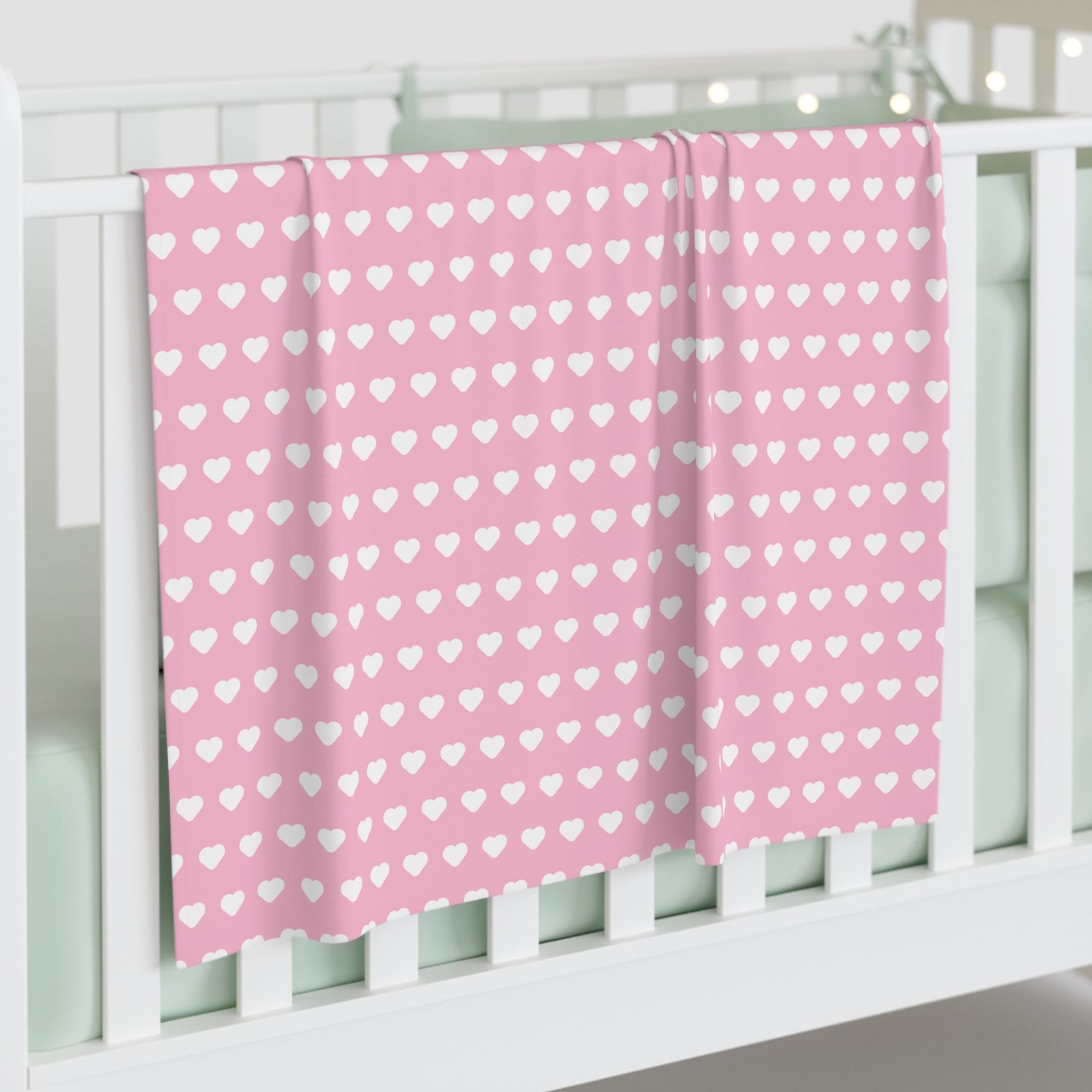 Sweetheart Sprinkle Baby Swaddle Blanket