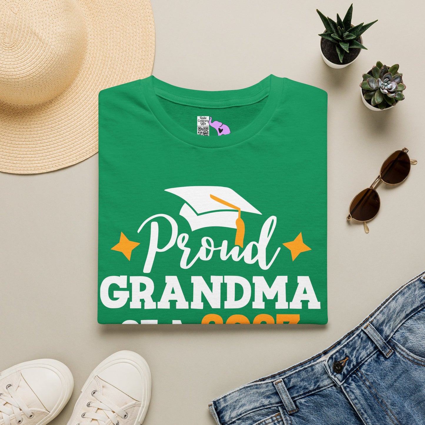 Proud Grandma of a 2027 Graduate Adult T-shirt