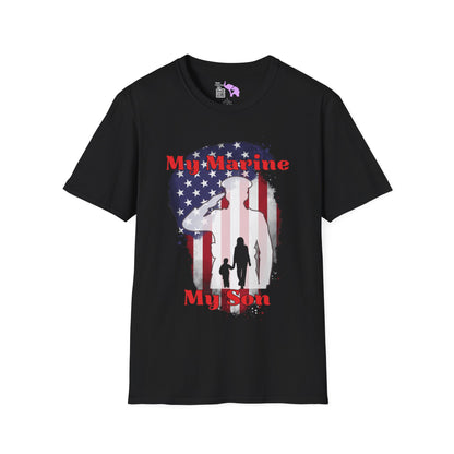 My Marine My Son (Mom) Adult T-shirt
