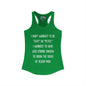 I Don't Workout To... Women's Ideal Racerback Tank