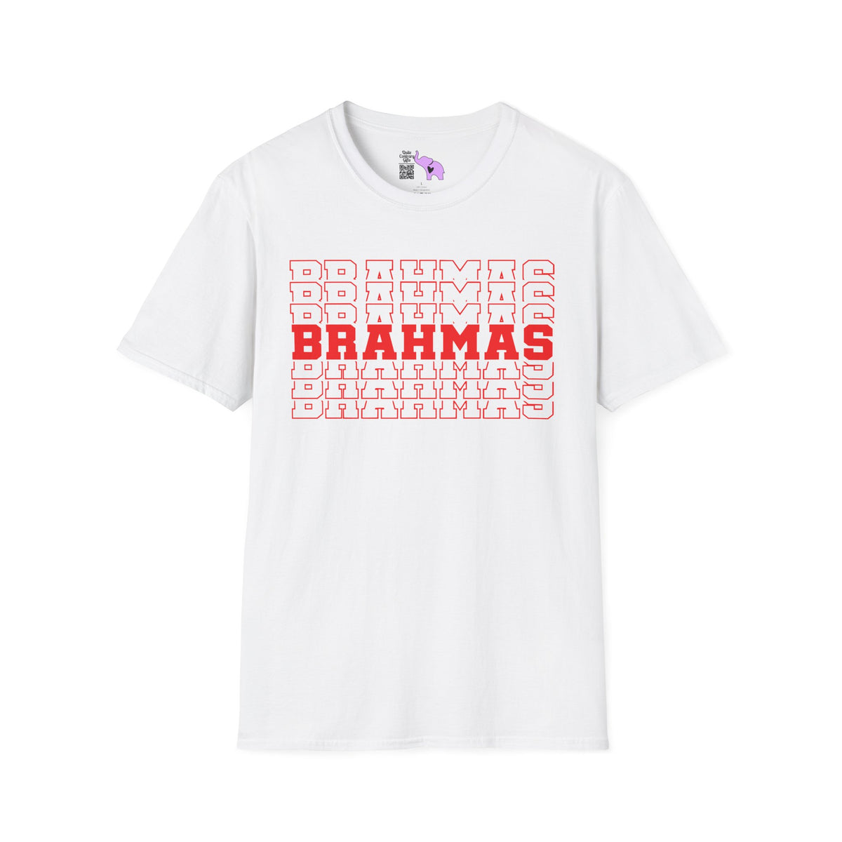 Brahmas (Stacked) Adult T-shirt