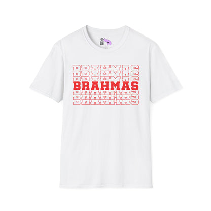 Brahmas (Stacked) Adult T-shirt