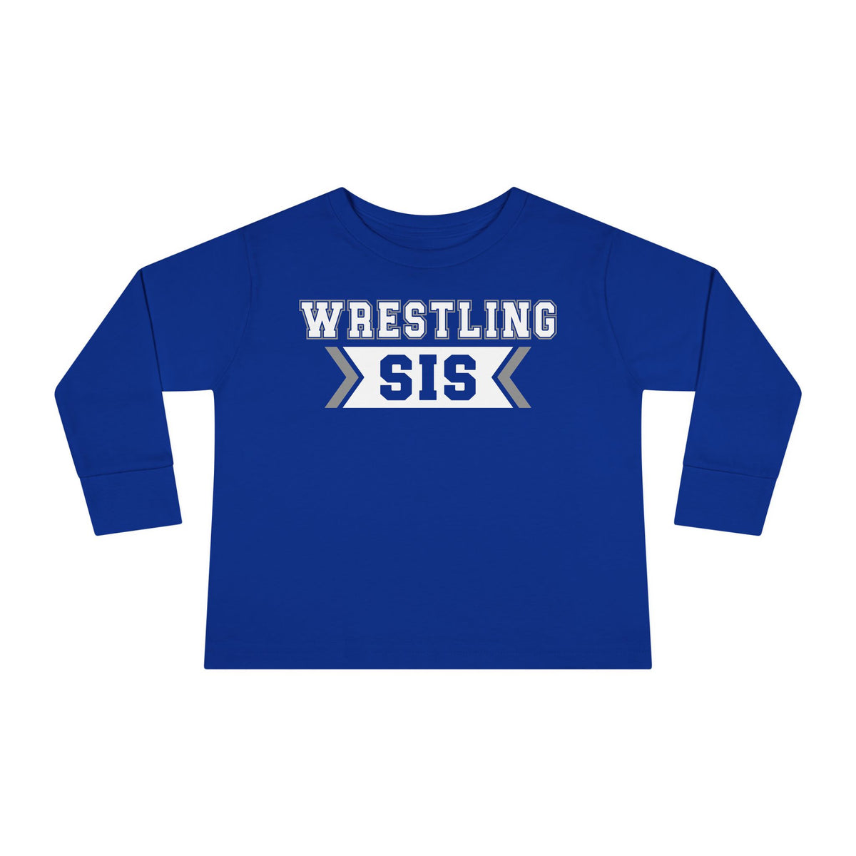 Wrestling Sis Toddler Long Sleeve Tee