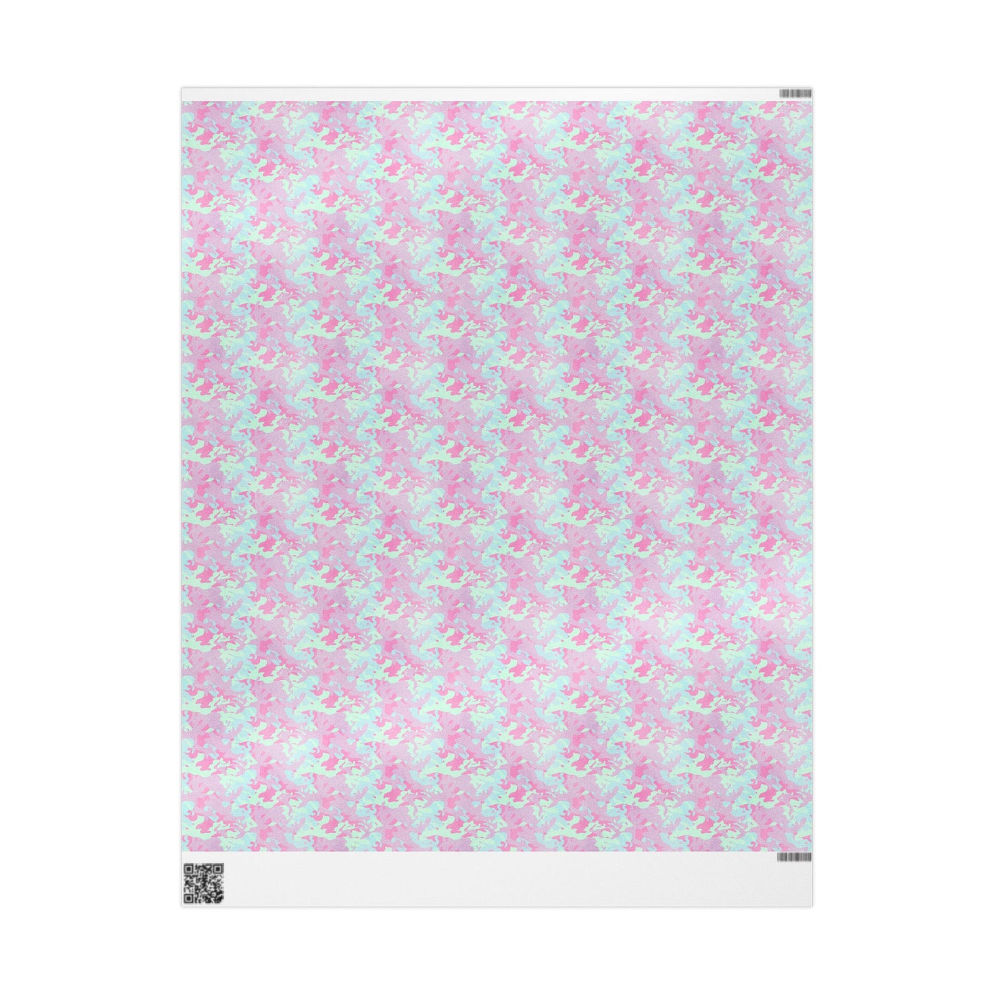 Berry Sorbet Camo Wrapping Paper