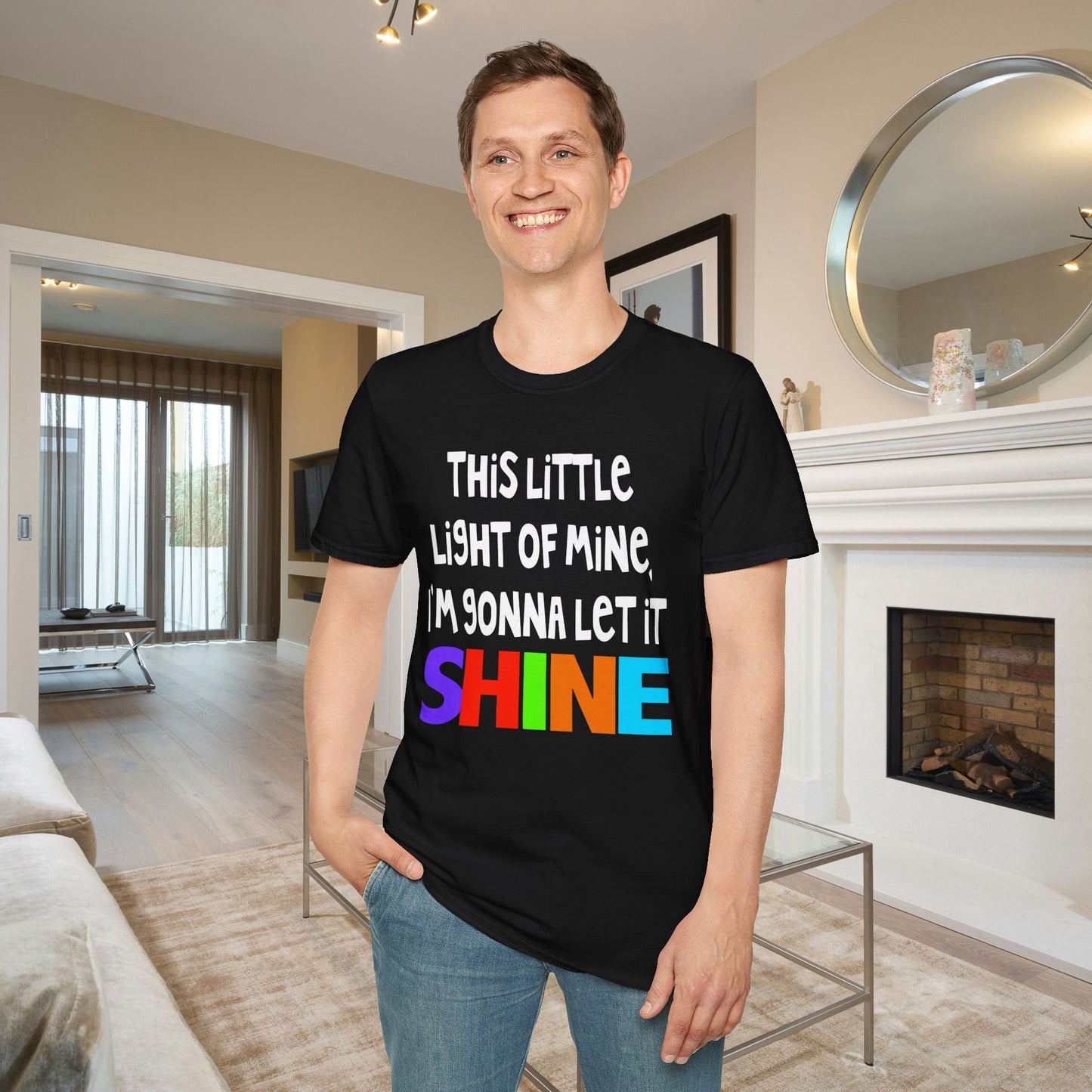 This Little Light of Mine I'm Gonna Let It Shine Adult T-shirt