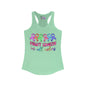 Fight Cancer in All Colors 9 Women's Ideal Racerback Tank