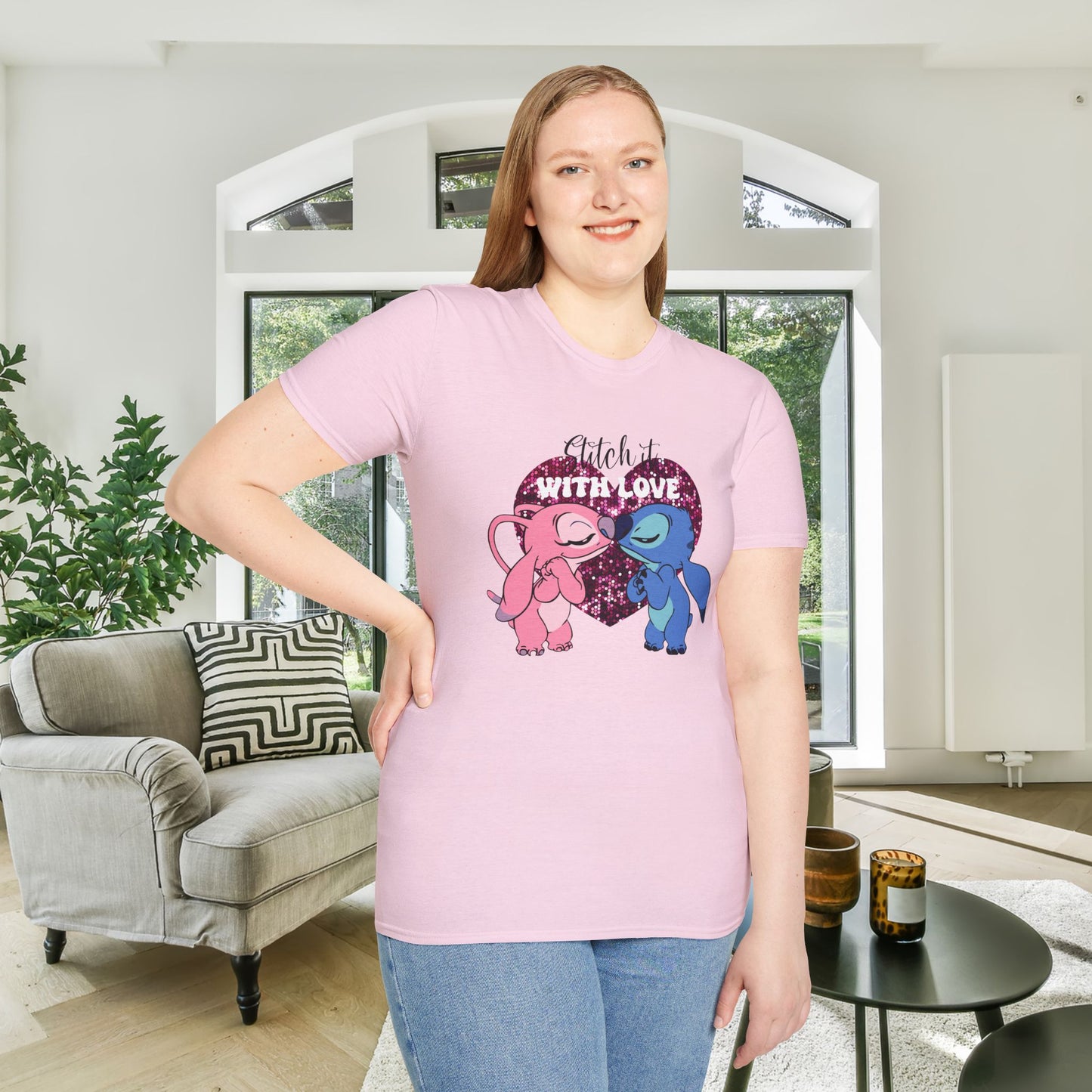 Stitch It With Love Adult Unisex Tshirt