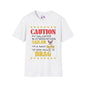 Caution My Daughter is a US Sailor I've Been Known to Brag (Mom) Adult T-Shirt