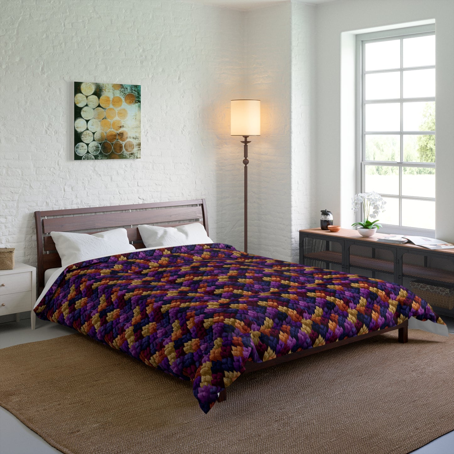 Velour Garden Basic Bedding Set