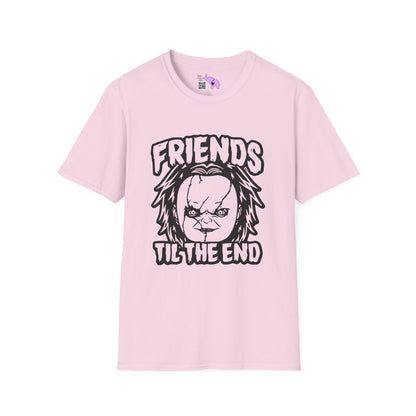 Chucky Friends Til The End Adult T-shirt