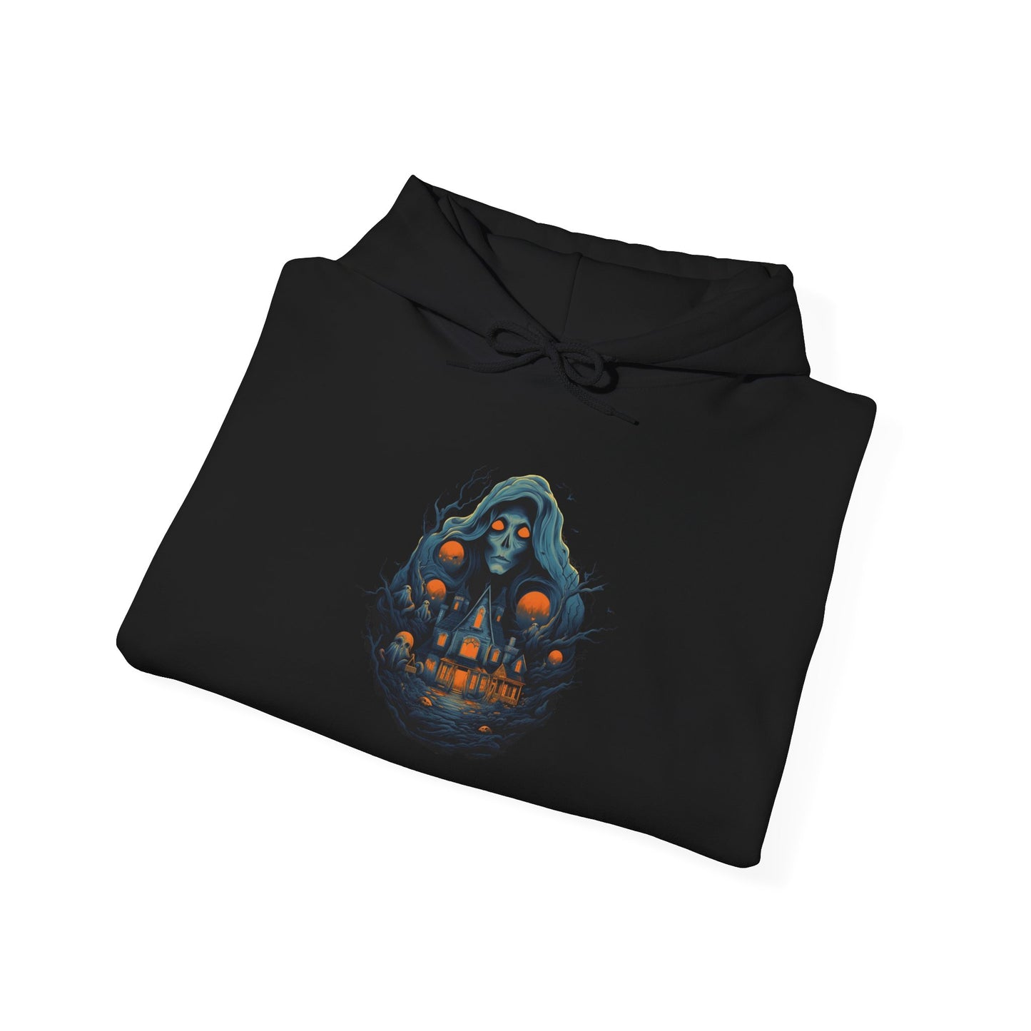 Creepy Ghost 7 Heavy Blend™ Hooded Sweatshirt