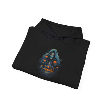Creepy Ghost 7 Heavy Blend™ Hooded Sweatshirt