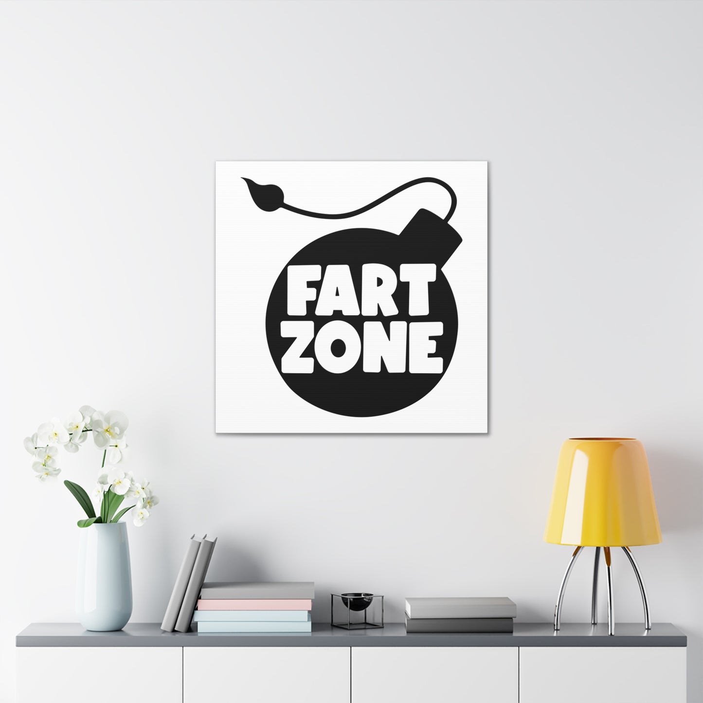 Fart Zone Canvas Square Wraps w/o Frame