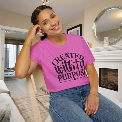 Created With A Purpose (3) Adult T-shirt