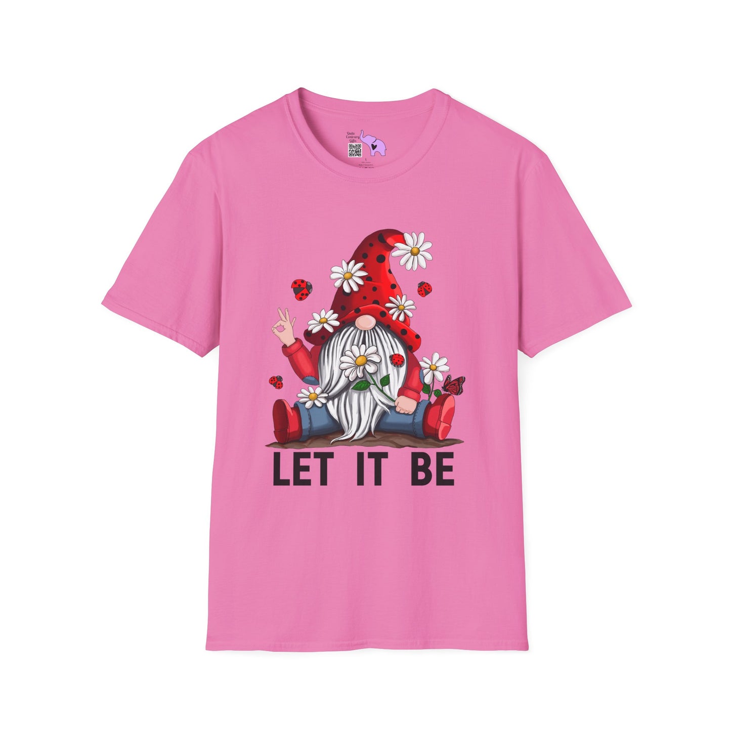Let It Be Valentine Gnome Adult T-shirt