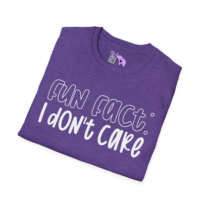 Fun Fact I Don't Care Adult T-shirt
