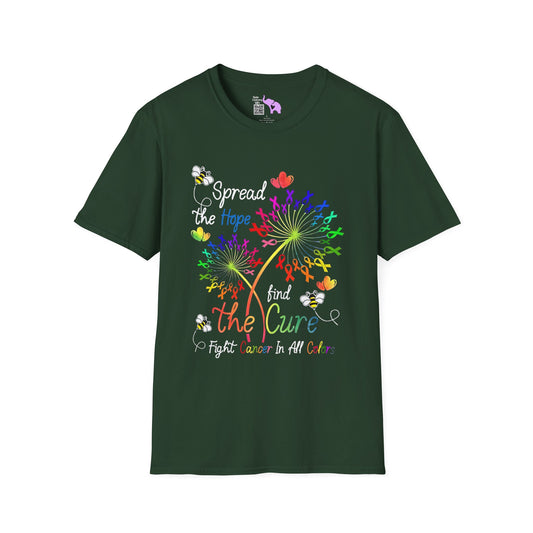 Fight Cancer in All Colors 3 T-shirt