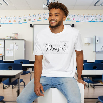 Principal (Descriptive Words) Adult T-shirt