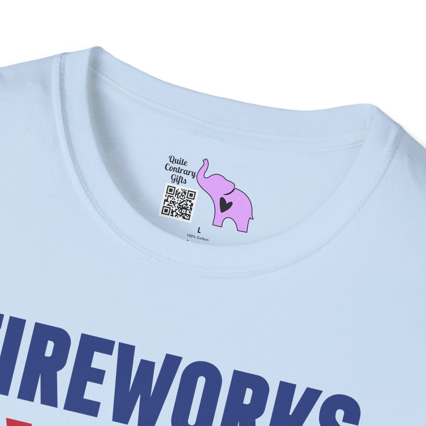 Fireworks Expert If I Run You Run T-shirt