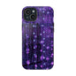 Purple Raindrops MagSafe® Compatible Tough Case for iPhone