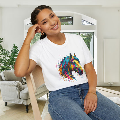 Colorful Horse Adult T-shirt