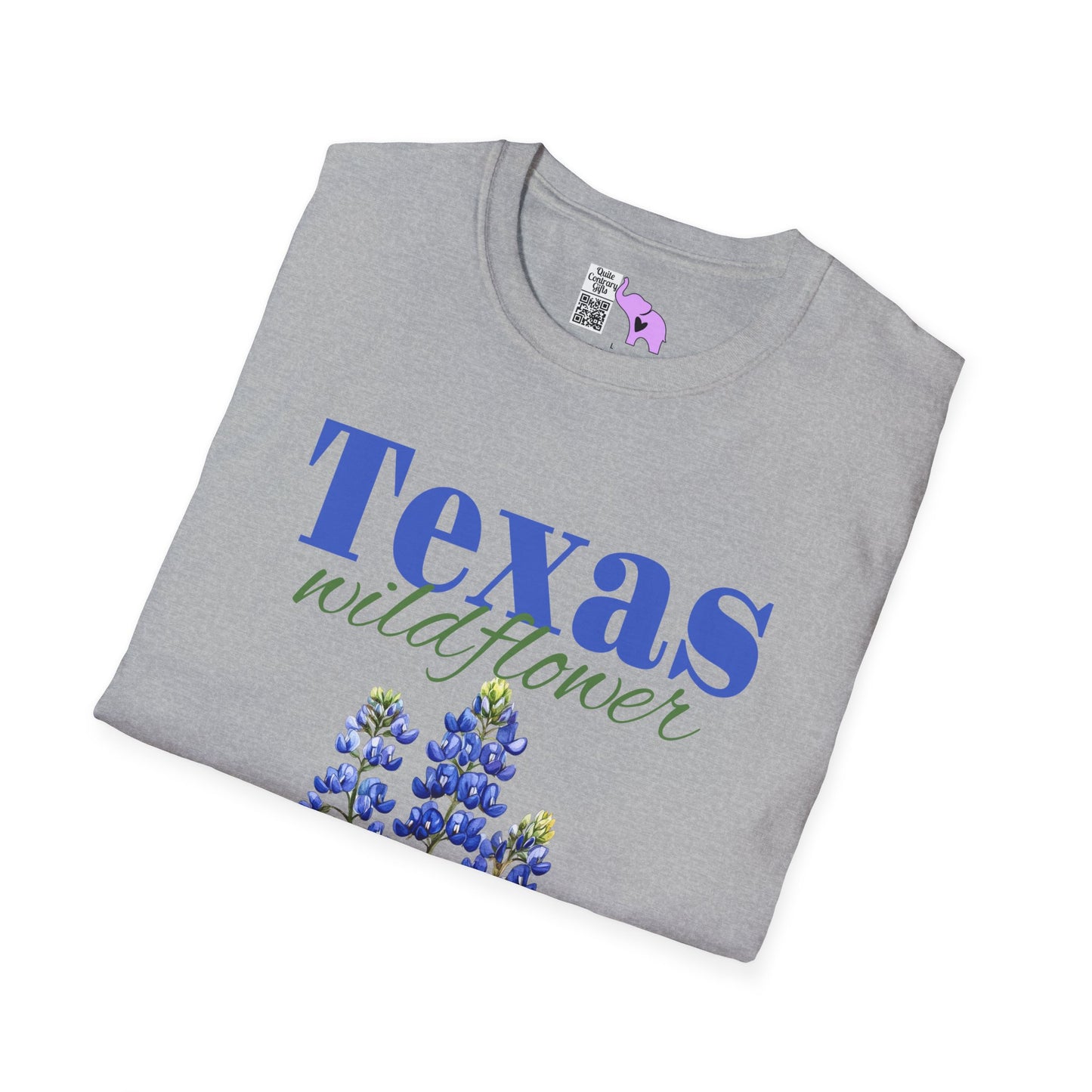 Texas Wildflower State of Mind Adult T-shirt